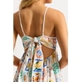 thumbnail image 6 of Women's Summer Floral Tiered Maxi Cami Dress with Smocked Backless Tie Details 100% Polyester Lightweight Everyday, 6 of 6