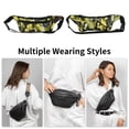 thumbnail image 2 of Unique Bargains 1 Pc Fanny Pack Thin Camo Waist Bag Yellow Green, 2 of 6