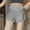 Gray, variant on Women's Maternity Shorts Adjustable Cross Waist Pregnancy Lounge Workout Running Pajama Sleep Shorts Gray L