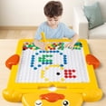thumbnail image 2 of Lubelski 1 Set Painting Board Stimulate Writing Interest Enhance Concentration Stone Bead Hand-eye Coordination with Reference Card Magnetic Graffiti Board Kindergarten Toy, 2 of 8