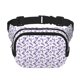 thumbnail image 1 of Balery Lavender Flowers Mochila Cinturón para Mujeres y Hombres, Bolsa de Cintura Impermeable de Doble Capa con Correa, 1 of 9