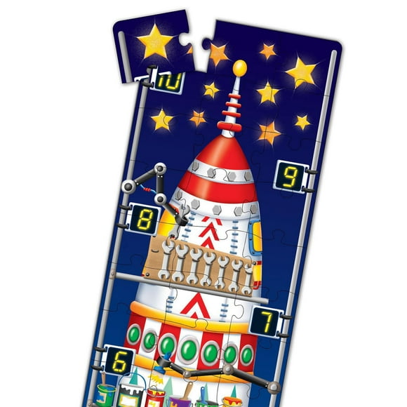 long et grand puzzle - 123 fusée