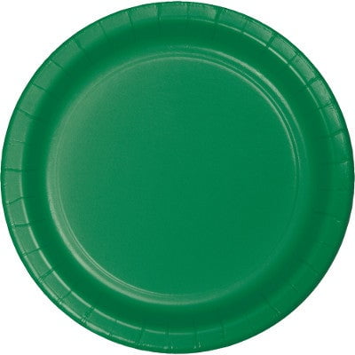 Party Creations Dinner Plate, 9", Emerald Green, 8 Ct