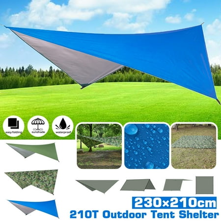 shelter camping uv tarp 210t anit oxford tent waterproof fabric outdoor
