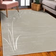 thumbnail image 3 of Music Decorative Rug, Flying Dandelions Notes Summer Spring Meadow Silhouette Softness Simple Print, Quality Carpet for Bedroom Dorm and Living Room, 6 Sizes, Pale Sepia, by Ambesonne, 3 of 4