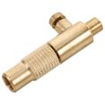thumbnail image 1 of unbranded Adaptador Universal De Válvula Para Inflador De Aire Portátil Para Vehículos Color Dorado, 1 of 5