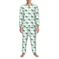 thumbnail image 3 of Sikiie Turtle Mens Pajama Set, Soft Warm Long Sleeve Sleepwear, Cozy Button-Down Pjs for Men-XX-Large, 3 of 7