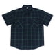 thumbnail image 2 of Blusa y camisa de manga corta con cuello vuelto para hombre, moda informal, botones, bolsillos dobles, solapa, manga corta con blusas, blusa de algodón y poliéster para hombre, 2 of 4