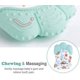thumbnail image 2 of 2 Pack (Blue) Baby Teething Mittens Washable Durable Baby Teething Glove Anti-Scratch Protective Gloves, 2 of 5