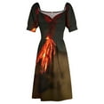 thumbnail image 5 of Volcanic Eruption Glowing Sleeveless Dress beach outfits for women elegant chic women dresses promotion, 5 of 7