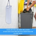 thumbnail image 2 of Plastic Grocery Bag Holder Grocery Shopping Bag Carrier Dispenser Storage Organizer, 2 of 5