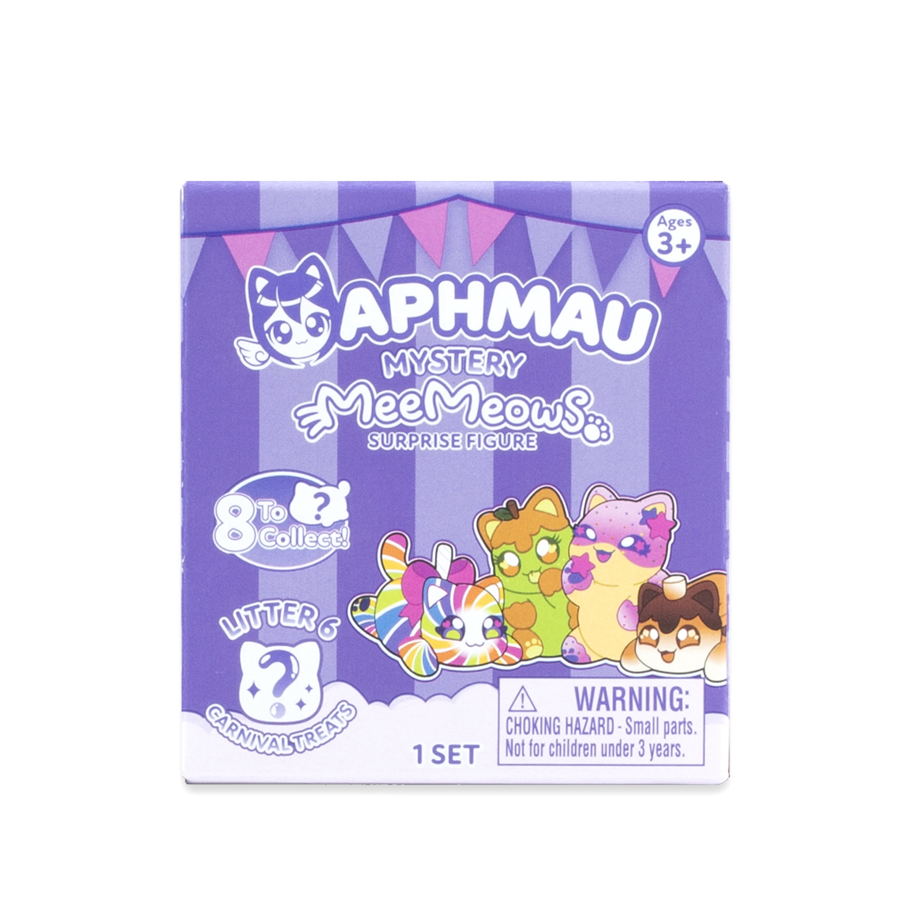 Aphmau MeeMeow Mystery Figures – Series 6, Blind Box: 1 of 8 Possible Carnival Treats MeeMeows  (图4)