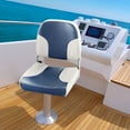 thumbnail image 4 of Costway 2-Piece Folding Boat Seat Set with Sponge Padding & Aluminum Hinges Low Back, 4 of 10