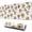 White Cow Engineer, variant on Long Mouse Pads for Desk,White Cow Engineer Pattern Desk Mats on Top Of Desks, Desk Mouse Pad Extra Large with 3mm Non-Slip Base and Stitched Edge for Gaming,Office,Work,Home 31.5"x11.8"