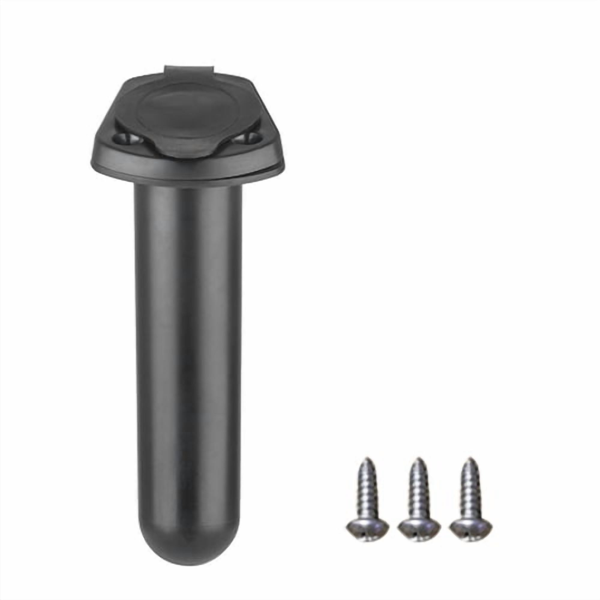 Self Adhesive Black Fishing Rod Holder, Easy Installation, Molded Boat Pole  Rack - Walmart.com