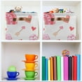 thumbnail image 7 of Coolnut Valentine's Day Gnome Storage Bins Foldable Canvas Fabric Storage Basket with Handles for Organizing, Large Storage Baskets for Shelves Closet Decor Gifts, 7 of 7