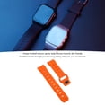 thumbnail image 3 of Football Texture Quick Release Silicone Watch Band, Replacement Silicone Band, Dual Color for Galaxy Watch 6 5 4, Cracked Design Offers Fit for Smartwatch, 3 of 7