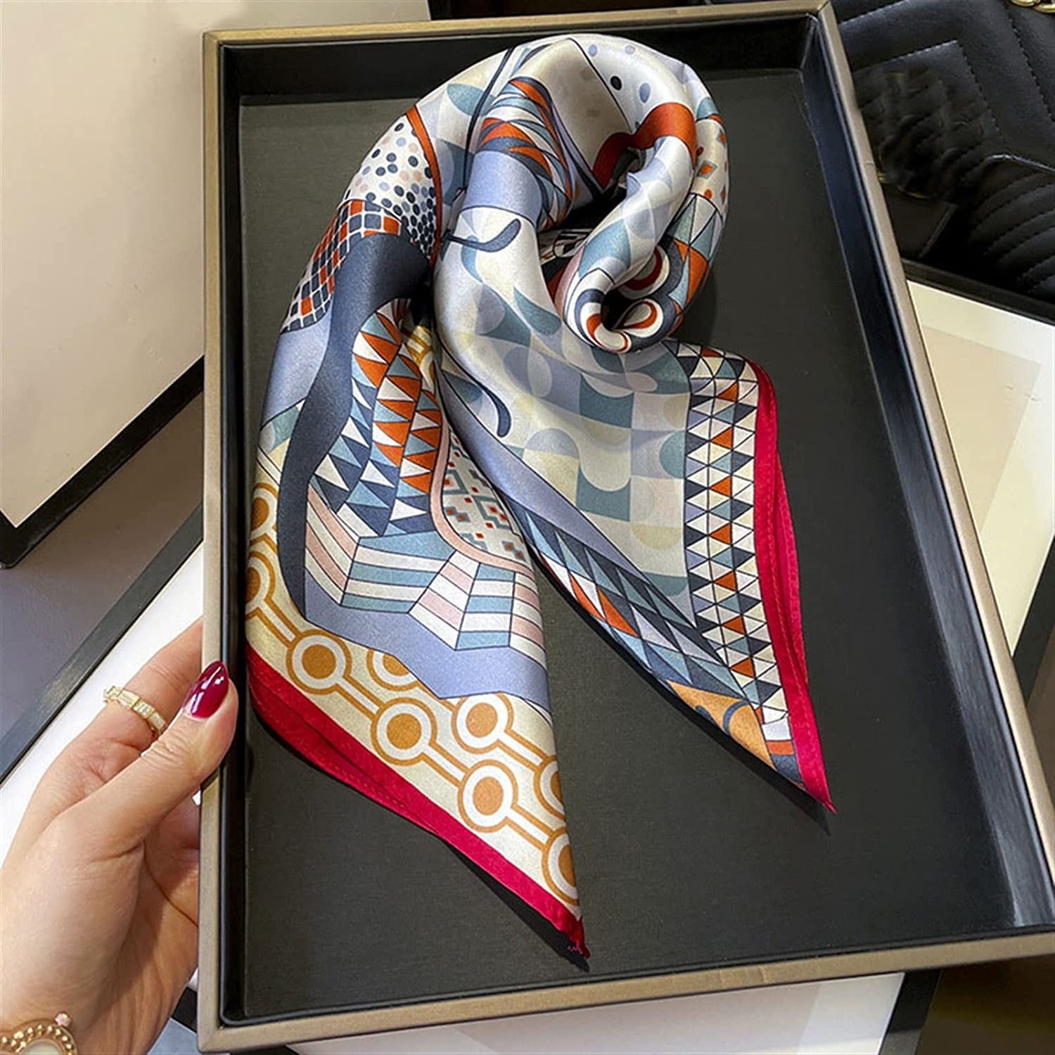 Fortunenine Silk Scarf Shawl Wraps 