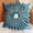 Sky Blue, variant on SIMDOO 3D Sunflower Throw Pillow with Insert, 14" Dutch Velvet Boho Flower Cushion for Bed Sofa, Multiple Colors