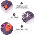 thumbnail image 3 of 50pcs Halloween Pillow Candy Box Paper Gift Case Cake Cookie Wrapper Snacks Container Party Favor, 3 of 8