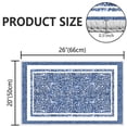 thumbnail image 2 of TECHVIDA Bathroom Rugs,Non-Slip Ultra Soft Bath Mat,Soft Absorbent Bathroom Rug ,Machine Washable,(18"x26",Blue), 2 of 9