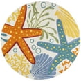 thumbnail image 2 of Nourison Aloha Indoor/Outdoor Coastal Tropical Multicolor 7'10" x round Area Rug, (8' Round), 2 of 10