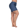 thumbnail image 6 of Sociala Women's Plus Size Swim Shorts High Waisted Stretch Board Shorts With Briefs Swimsuit Bottom, 6 of 6