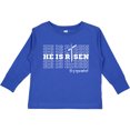 thumbnail image 3 of Inktastic He is Risen Mirror Words Boys or Girls Long Sleeve Toddler T-Shirt, 3 of 5