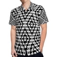 thumbnail image 4 of High Quality Hawaiian Shirts for Men Short Sleeve Aloha Beach Shirt Floral Summer Casual Button Down Shirts Blouses RHLOV3, 4 of 7