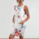 thumbnail image 5 of Vestido de Verano para Mujeres, Vestido de Cuello Redondo sin Mangas de Bolsillo de Impresión de Moda Casual Hecha de 95% Poliéster 5% Spandex para Primavera Verano, Vestido Sexy para Mujeres, 5 of 6