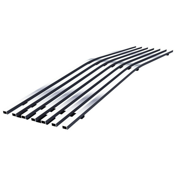 APS Compatible with Chevy Silverado 2500 HD 3500 HD 2015-2019 Lower Bumper Stainless Steel SS Chrome Billet Front Grill Grille Insert C66319A
