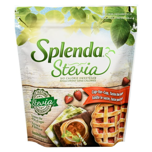 Splenda Stevia No Calorie Sweetener Pouch, granulated stevia sweetener