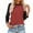 Red, variant on Cropped Tshirt 3/4 Sleeve T-Shirt Tops for Women - Loose Casual Blouse Baseball Style Tees Ladies Three Quarter Raglan Shirt Color Block Crewneck Tee Tops Womens Tunic Tops 3XL