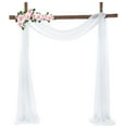 thumbnail image 3 of EDTara Chiffon Drapery Densed Stretch Yarn Wedding Arch Outdoor Background Draping Fabric Photography Props 2ft X 18ft, 3 of 9