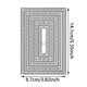 thumbnail image 2 of Etiqueta de cartón con fondo rectangular de encaje Dzixy Cutting Dies, 2 of 6