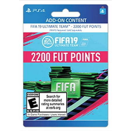 FIFA 19 2200 FUT POINTS, EA, Playstation, [Digital (Best Fifa Fut Draft)