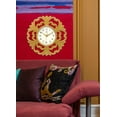 thumbnail image 2 of Infinity Instruments Wisteria 15.5" Wall Clock - Saffron, 2 of 5