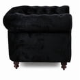 thumbnail image 2 of A and B Home A&B Home Black Upholstered Accent Chair, 2 of 5