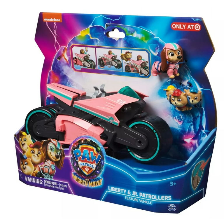 Paw Patrol Child 9 Liberty Poms Toy Vehicle Playset Plastic Pink 3 Count