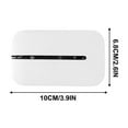 thumbnail image 3 of 4G Wireless Router, Pocket WiFi Hotspot for Travel, Mobile Portable WiFi Car Sharing Device SIM Card Slot, Free WiFi Router Unlimited Satellite Internet, High Speed Smart Router Anywhere C, 3 of 5