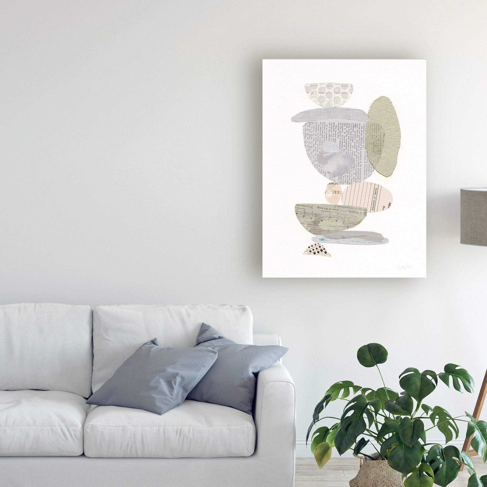 Trademark Fine Art 'Whimsy VI Neutral' Canvas Art by Courtney Prahl