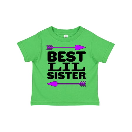 

Inktastic Best Lil Sister Gift Toddler Toddler Girl T-Shirt