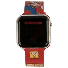 Nintendo Super Mario Bros Kids LED Watch with Silicone Strap