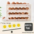 thumbnail image 4 of Egg Holder for Fridge 4 Layer Rolling,30 Eggs Holder Space Saving Automatic Egg Storage Container Organizer for Refrigerator Kitchen Cabinet, 4 of 5