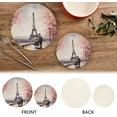 thumbnail image 4 of FREEAMG Paris Eiffel Tower Trivets Pot Holders Set of 2 Decoration Potholders for Kitchens Pure Cotton Thread Weave Trivets,Hot Pads for Kitchens,Coasters,Placemats,Spoon, 4 of 7