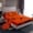 Orange Black, variant on Homewish Grey Black Baseball Bed Sheets for Teens, Vintage American Sports King Sheets, Cartoon City Print Sheet Set, Luxury Bedroom Decor, 4-Piece