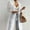 White, variant on Hunpta Womens Daily Sun Protection Clothing Every Wearing Sheer Mesh Long Sleeve Buttoned Coat With Belt