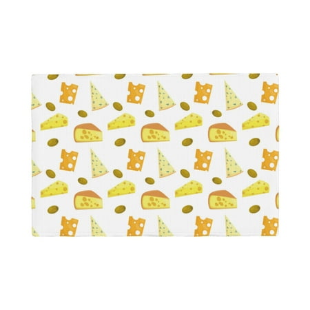 

Placemats Set Of 4 / 6 Cheese Cake Placemats For Dining Table Indoor/Outdoors Heat Resistant Washable Placemats 18 X 12