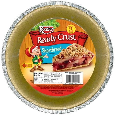 (3 Pack) Keebler Ready Crust 9 Inch Shortbread Pie Crust 6 oz.