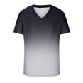 thumbnail image 4 of ZCFZJW Mens Casual 3D Printing T-Shirts Big and Tall Regular Fit Graphic Tee Shirts Summer Short Sleeve Trendy V Neck Pullover Tshirt Tops Z06-Gray M, 4 of 4